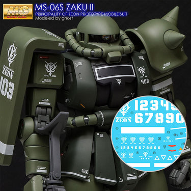 G-Rework CD-M97 Premium Decal for MG Zaku2 2.0 (Decal V2.0)